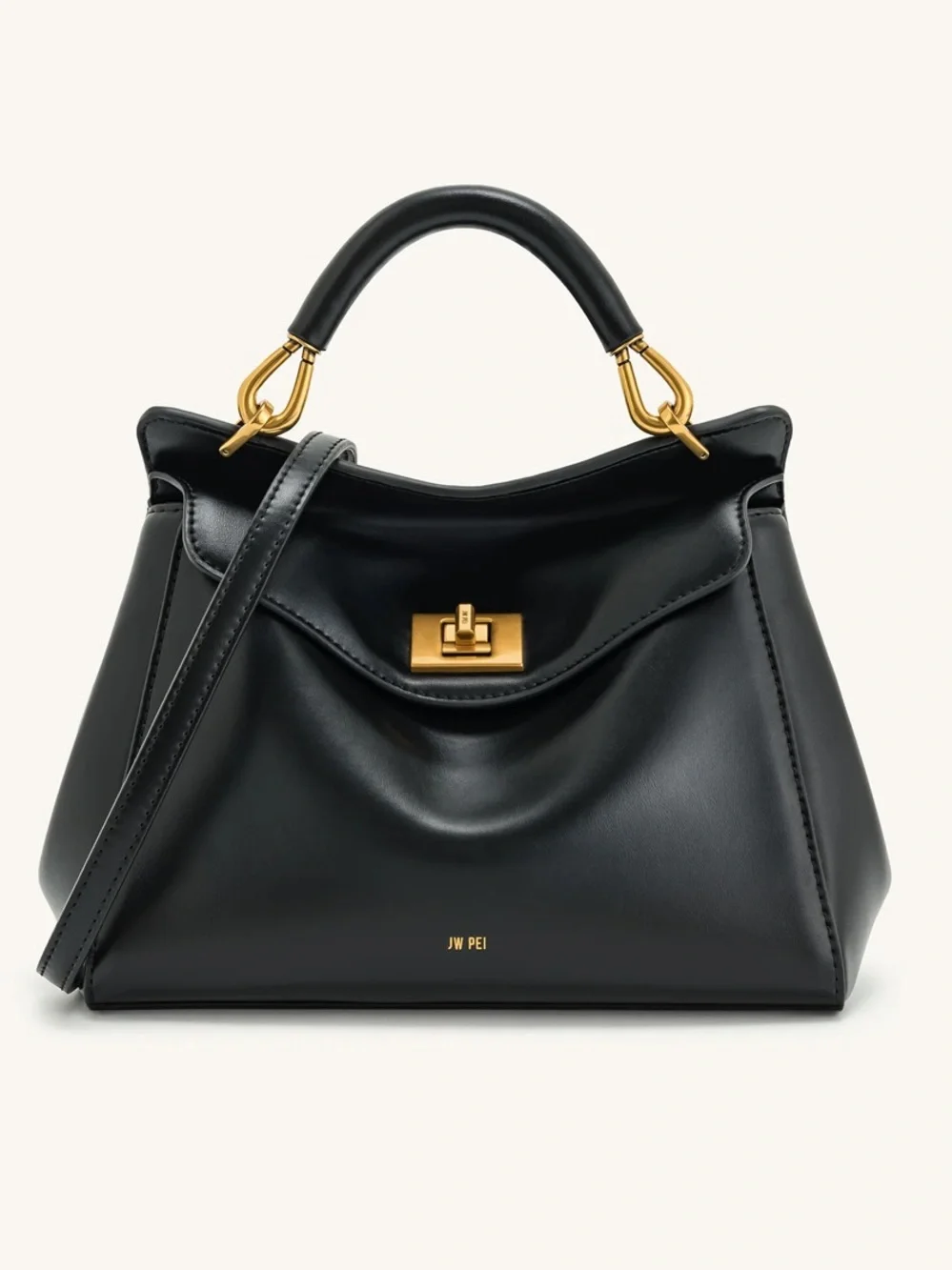 JW PEI Lucia Classic Top Handbag - Black